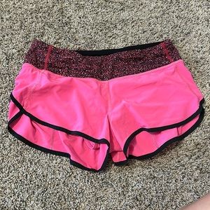 Pink Lululemon Shorts
